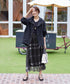 【小倉優子さん着用】チュールレースチェックスカート